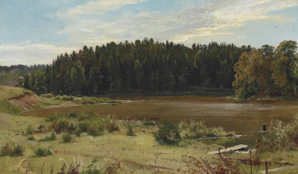 Иван_И._Шишкин_-_Река_на_опушке_леса_(1882)