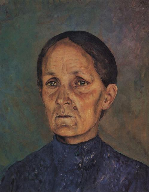 portrait-of-a-p-petrovoy-vodkin-artist-s-mother-1909